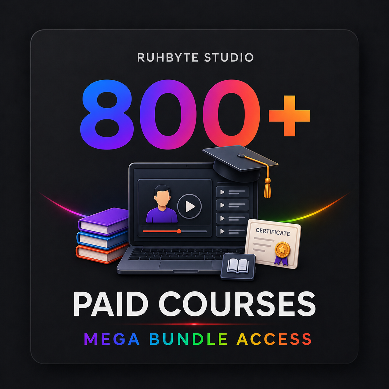 800+ Premium Paid Courses Mega Bundle (Top YouTubers Edition)